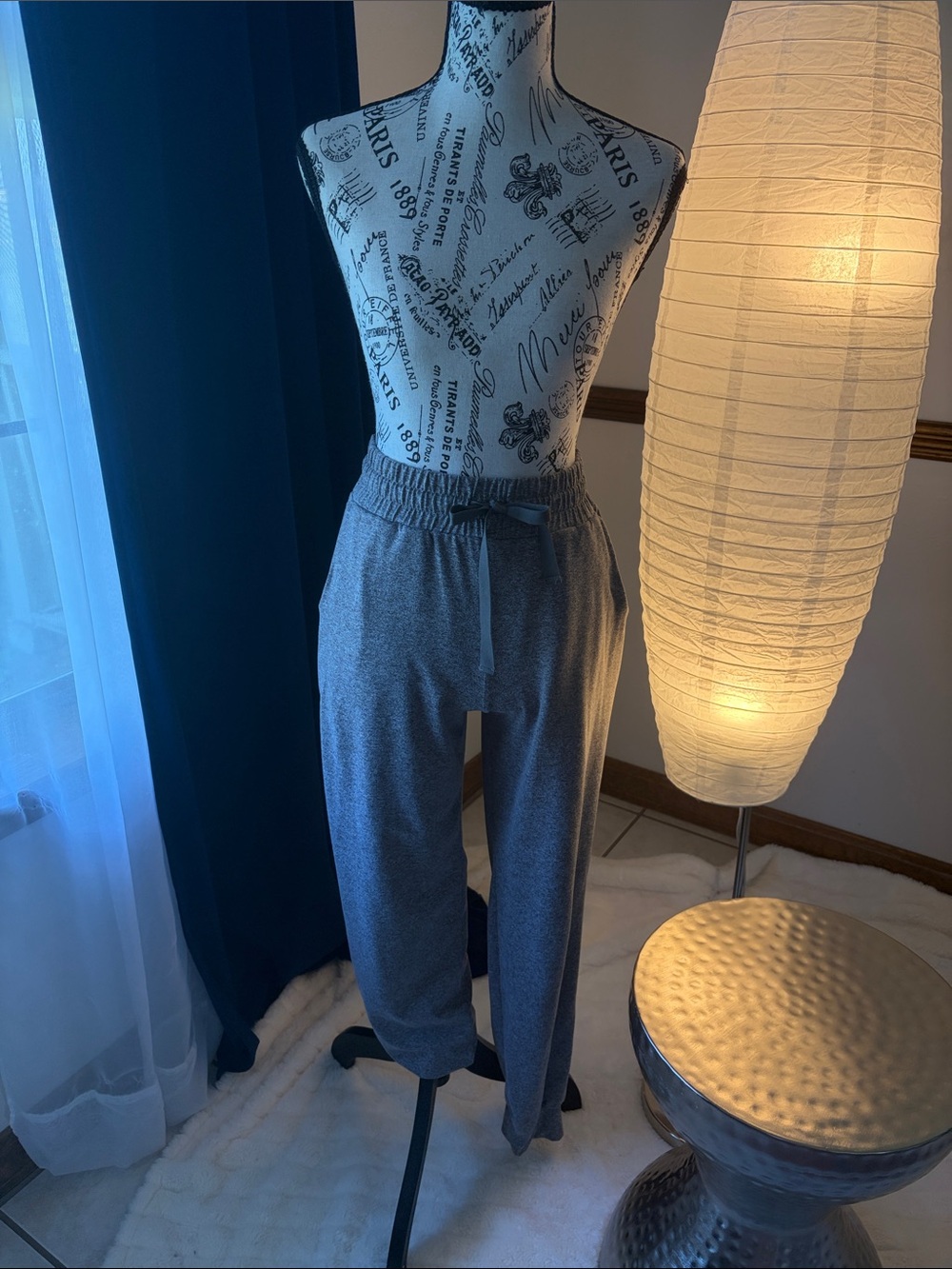 HALARA Heather Gray Drawstring Jogger Pants